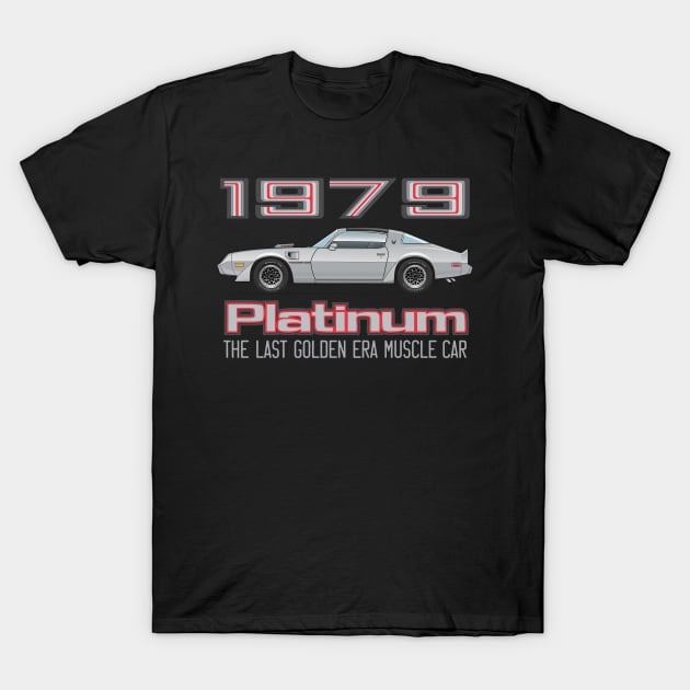 Factory Colors-Platinum w. Argent Graphics T-Shirt by ArtOnWheels